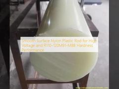 Rodas de plástico de nylon de superfície lisa para alta tensão e desempenho de dureza R110-120M91-M88