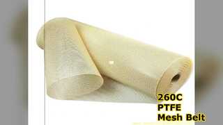 260C PTFE Mesh Belt Microondas seguro e respirável