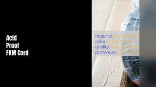 Selos industriais do cabo de Fluorubber de FKM resistentes aos ácidos