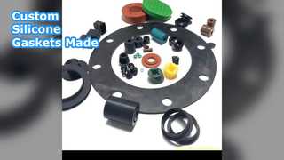 Juntas de arruelas de silicone personalizadas feitas sob encomenda