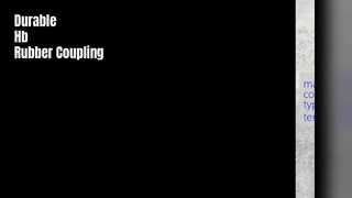 Acoplamento de borracha Hb 8-12Mpa de alta resistência à tração
