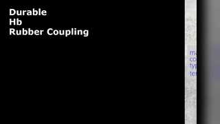 Acoplamento de borracha Hb para eixos industriais