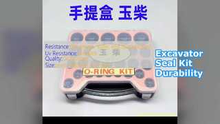 Temp da pressão do jogo do selo do O-Ring da máquina escavadora resistente