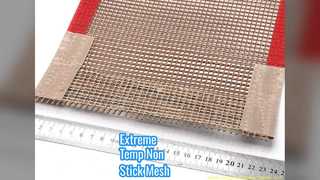 Correia de malha PTFE antiaderente de alta temperatura industrial