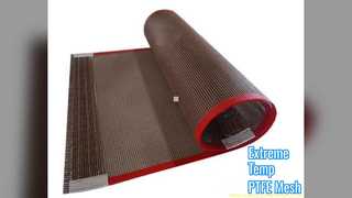 Largura máxima 4m da correia de malha de PTFE de alta temperatura