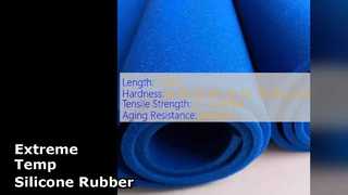 Rolo de folha de borracha de silicone para temperatura extrema