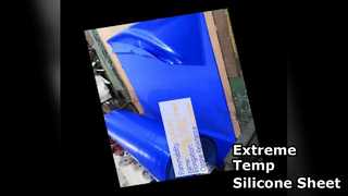 Folha de borracha de silicone para temperatura extrema | 0,2 mm-50 mm