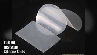 Anéis-O de silicone virgem, vedações resistentes a óleo combustível