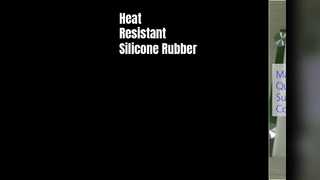 Folha de borracha de silicone 50 Shore A de alta temperatura