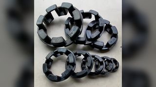 Aranha de acoplamento de borracha NM