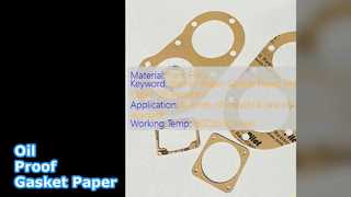 Selos industriais largos do papel 180C 1m da arruela da prova de óleo