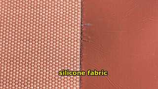 T0,75mm x W1m x L10m Tecido de fibra de vidro revestido de silicone vermelho (estilo Rogers)