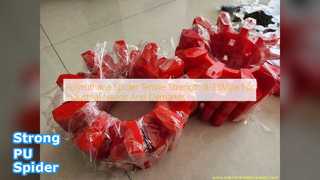 Borracha industrial PU Spider Strength 8-55Mpa