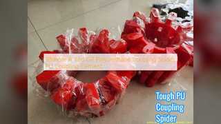 Aranha de acoplamento PU vermelha para condições adversas