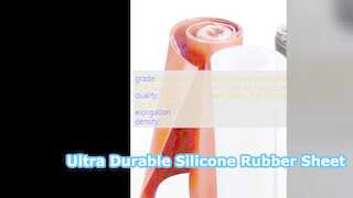 Folha de borracha de silicone durável de alta temperatura para uso industrial