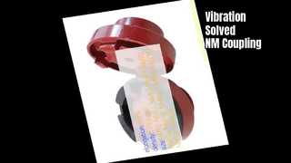 Amortecimento de vibração do acoplamento de borracha NM