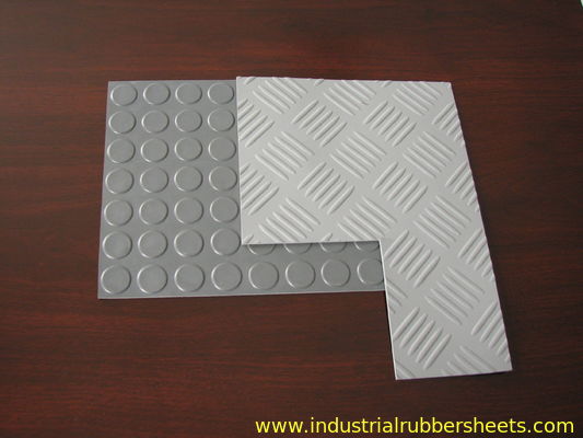 1-1.5m Width Round Button Industrial Rubber Sheet with Impression Fabric Bottom for Anti-slip Flooring