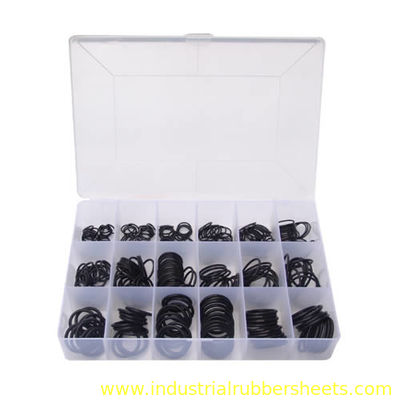 Black NBR O Ring Silicone Rubber Washer with 8-12Mpa Tensile Strength for Industrial Seal