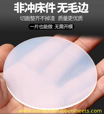 Small Food Grade Silicone Washers with 7.5-12Mpa Tensile Strength Made from 100% Virgin Silicone Rubber