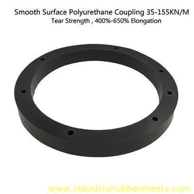 Smooth Surface Polyurethane Coupling with 35-155KN/M Tear Strength and 400%-650% Elongation