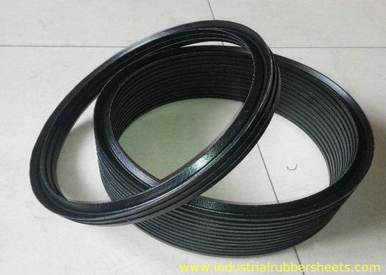 Arruelas de borracha pretas de silicone de NBR FKM PTFE/selo de embalagem hidráulico do Vee