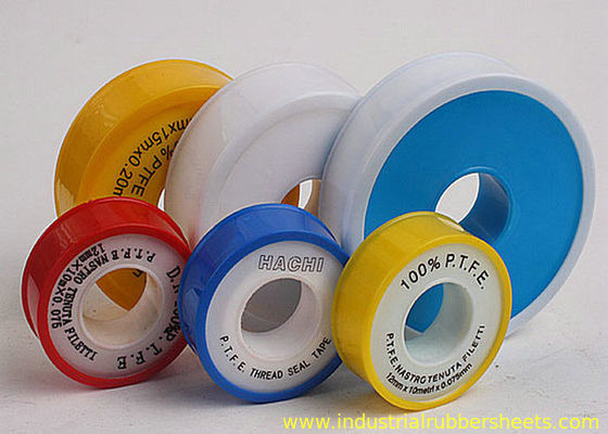 Frio - fita para a indústria química, fita amarela do selo da linha da resistência PTFE do PTFE