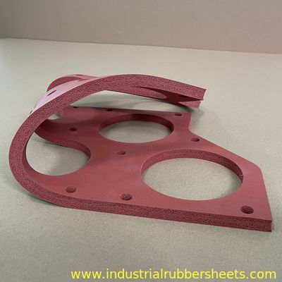 1.5mm Tira de Espuma de Silicone de Célula Fechada Resistente a Altas Temperaturas Tira de Esponja de Silicone