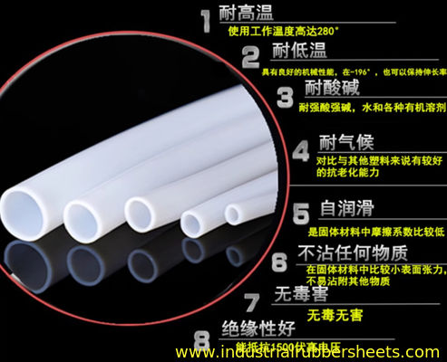Id1mm X Od2mm X 100m Mangueira de PTFE Branca para Alta Temperatura