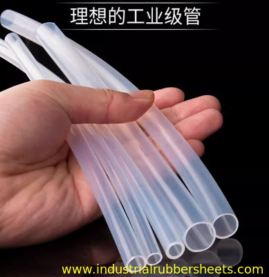 Tubos de PTFE de superfície lisa e branca para segurança e não-tóxicos