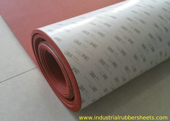 Folha de Esponja de Silicone Resistente a Altas Temperaturas com Adesivo Fita 3M e Estrutura de Célula Fechada