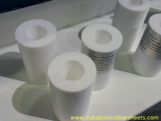 Industrial Grade White Moulded PTFE Tube with 100% Virgin PTFE Material and Smooth Surface