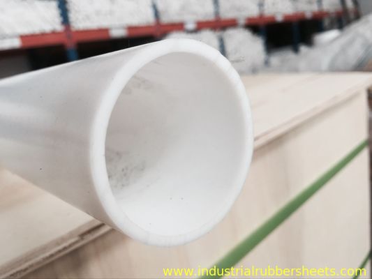 O branco industrial da categoria moldou a superfície tubo/100% lisa da tubulação do Virgin PTFE de PTFE