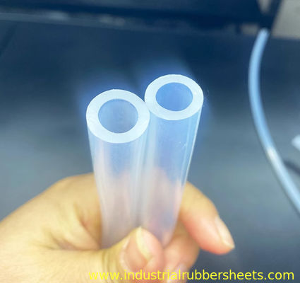 Extrusão e Mangueira de Tubo de Silicone Curado com Platina de Grau Alimentício de Alta Resistência à Tração