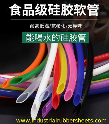 Tubo de Silicone Extrudido de Alta Dureza Altamente Durável com Tamanho Personalizável para Diversas Aplicações