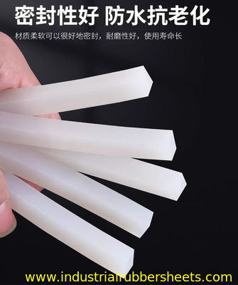 Faixa e perfil de silicone inodoro de qualidade alimentar com elevada resistência à tração para aplicações industriais