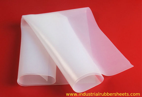 Folha de borracha de silicone resistente a lágrimas com resistência a altas temperaturas e opções de tamanho personalizadas