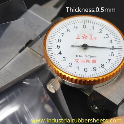 0.1-0.8mm Resistente a altas temperaturas Folha de borracha de silicone de qualidade alimentar com excelente resistência ao envelhecimento